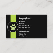 Cartes de visite de soins pour animaux (Devant)