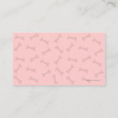 Cartes de visite de soins pour animaux (Dos)