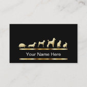 Cartes de visite de soins pour animaux (Devant)