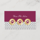 Cartes de visite de soins pour animaux (Devant)