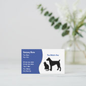 Cartes de visite de soins pour animaux (Debout devant)