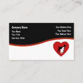 Cartes de visite de soins pour animaux (Devant)