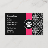 Cartes de visite de soins pour animaux (Devant)