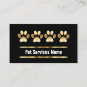 Cartes de visite de soins pour animaux (Devant)