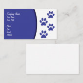 Cartes de visite de soins pour animaux (Devant / Derrière)