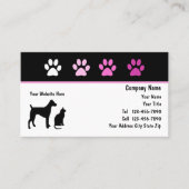 Cartes de visite de soins pour animaux (Devant)