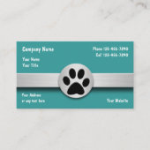 Cartes de visite de soins pour animaux (Devant)