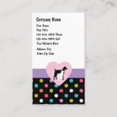 Cartes de visite de soins pour animaux (Devant)