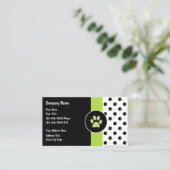 Cartes de visite de soins pour animaux (Debout devant)