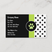 Cartes de visite de soins pour animaux (Devant)