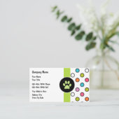 Cartes de visite de soins pour animaux (Debout devant)