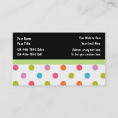 Cartes de visite de soins pour animaux (Dos)