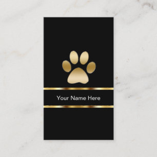 Cartes de visite de soins pour animaux