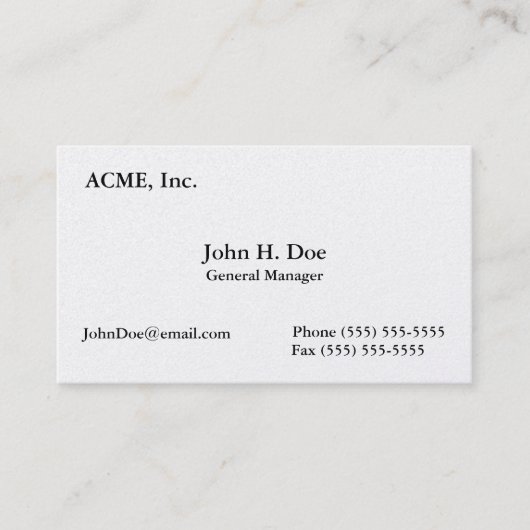 Cartes de visite de sortilège de début de 8 points (Devant)