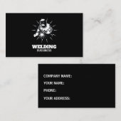  Cartes de visite de soudage (Devant / Derrière)
