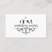 Cartes de visite de soudure et de soudure (Dos)