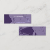 Cartes de visite de soufflement de bulles (Devant / Derrière)