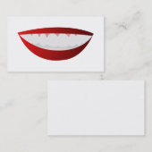 Cartes de visite de sourire (Devant / Derrière)
