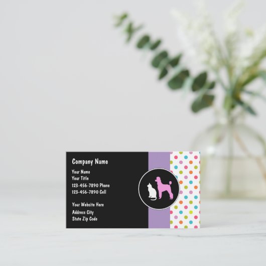 Cartes de visite de souris (Debout devant)