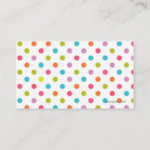 Cartes de visite de souris (Dos)