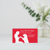 Cartes de visite de souris (Debout devant)