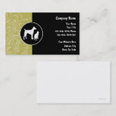 Cartes de visite de souris (Devant / Derrière)