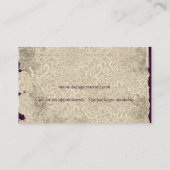 Cartes de visite de spa de jour (Dos)