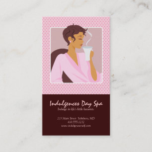 Cartes de visite de spa de jour/cartes de