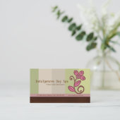 Cartes de visite de spa de jour/cartes de (Debout devant)