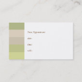 Cartes de visite de spa de jour/cartes de (Dos)