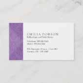 Cartes de visite de spa de jour de damassé (Dos)