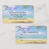 Cartes de visite de spa de jour de Solimar (Devant / Derrière)