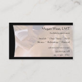 Cartes de visite de spa de massage (Dos)