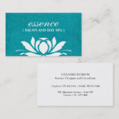 Cartes de visite de spa de salon et de jour (Devant / Derrière)