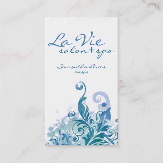 Cartes de visite de spa ou de salon (Devant)