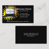 Cartes de visite de Special d'ordinateur portable (Devant / Derrière)