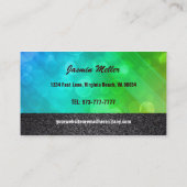 Cartes de visite de station de lavage (Dos)