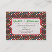 Cartes de visite de Stella Chubby (Dos)