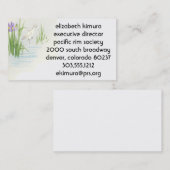 Cartes de visite de style asiatique vintage (Devant / Derrière)