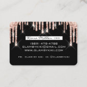 Cartes de visite de style carte de crédit (Dos)