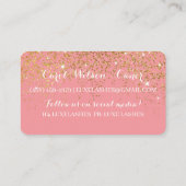 Cartes de visite de style carte de crédit (Dos)