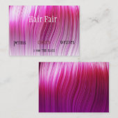 Cartes de visite de style de salon de coiffure (Devant / Derrière)