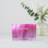 Cartes de visite de style de salon de coiffure (Debout devant)