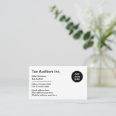 Cartes de visite de style professionnel pour exper (Debout devant)