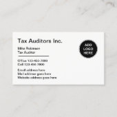 Cartes de visite de style professionnel pour exper (Devant)