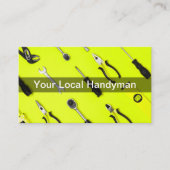 Cartes de visite de style simple Bold Handyman (Devant)