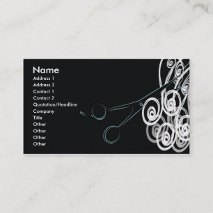Cartes de visite de styliste en coiffure/salon