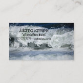Cartes de visite de surf d'océan (Dos)