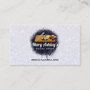 Cartes de visite de sushi