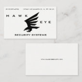 Cartes de visite de systèmes de sécurité (Devant / Derrière)